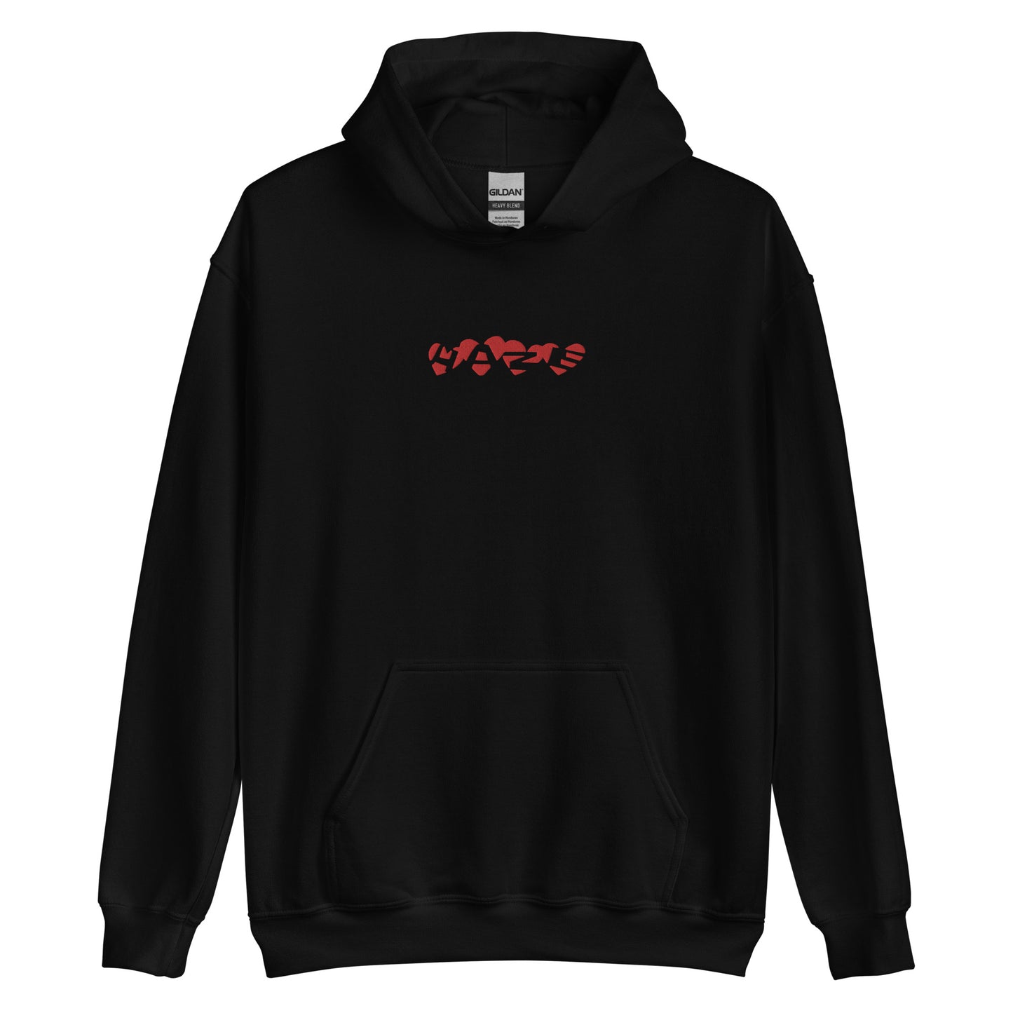 HAZE LETTER HEARTS HOODIE